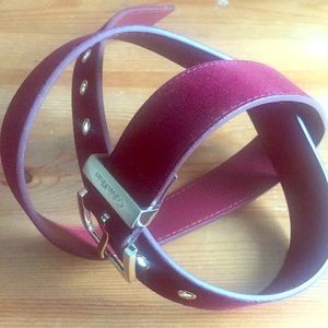 Calvin Klein Suede belt
